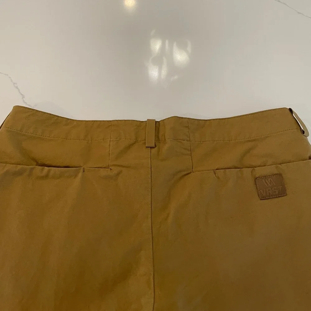 VRST Athletic Taper Mens Brown Chino Pants Size 36x32 Casual Trousers